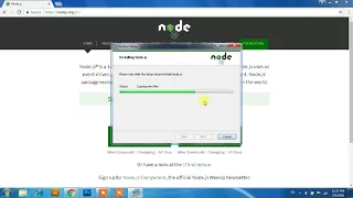 Node JS Installation - Learn Ionic Framework