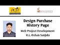 Chapter 35 Design a responsive purchase history page using HTML CSS JavaSript and Bootstrap