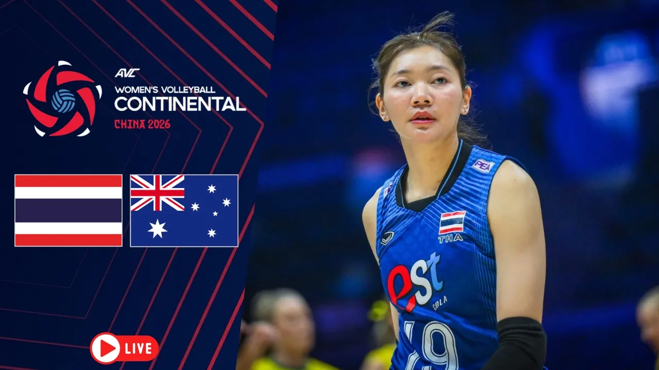 Thailand 🇹🇭vs🇦🇺 Australia AVC Women’s Continental Championship 2026 | Tianjin, China