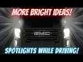 Boost Auto Parts High Beam Spot Light Mod GMC Sierra Chevy Silverado 2019-2025