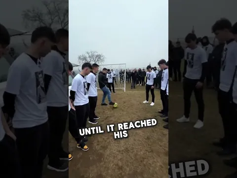 A final goal for a fallen teammate ❤️