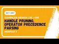 Operator Precedence Parsing Handle Pruning CST302 CD MODULE 3 KTU Anna Thomas SJCET