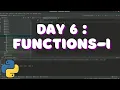 Day 6 Functions