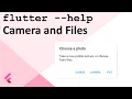 Get a Photo in Flutter file or camera