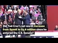 Did Ted Cruz s Net Worth Increase from 500K to 4 6 Million Since He Entered the U S Senate