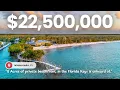 Inside Kids Cay Mile of Private Beach in the Florida Keys with 3 Homes on 8 5 Acres