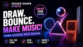 Sound Shape Synth Mini Game Project Demo HTML CSS JavaScript Source Code