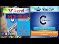 Printing Pyramid Patterns using Numbers in C HINDI Pyramid using number C Programming M3-R4