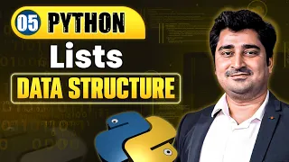 Lists - Data Structures Lecture 5 Python Full Course Beginners