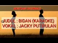 Lagu KARAOKE BIDAN Dayak - Jacky Putirulan | Instrument Lagu Bini Dangan