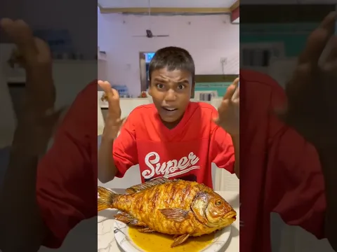 CHOTU EATING BIGEST FISH #shorts @FACTFIREKING