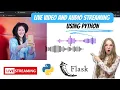 Live stream your with live using python Live call in Local Network Using python