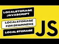 JavaScript localStorage Explained Storing Data Locally in Web Development
