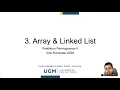 Praktikum Pemrograman II - 3 Array dan Linked List