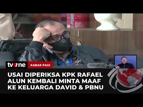Keluar Gedung KPK, Rafael Alun Minta Maaf ke Keluarga David & GP Ansor