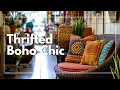 Thrifted Boho Chic Upcycling for a Stylish and Sustainable Space