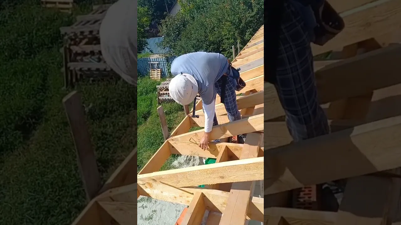 Крепление стропил