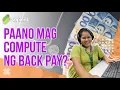 How to compute your Back pay Tagalog Version Sapient BPO
