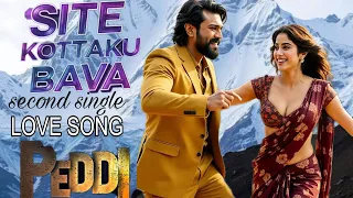 peddi second single 4k love song site kottaku bava ram charan janhvi kapoor ar rahman