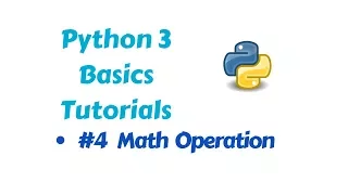 Programming in Python 3 - Math Operation