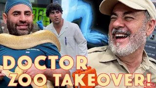 Doctors Examine Reptiles at the Zoo🤩