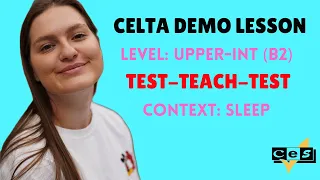 Vocabulary Lesson | Test-Teach-Test | CELTA Online Demo Lesson | Upper-Intermediate B2 | ESL