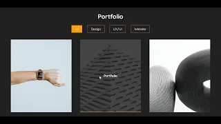 Portfolio Filter Gallery using HTML CSS Javascript Filterable Image Gallery