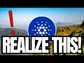 Download Lagu CARDANO (ADA) ALL HOLDERS NEED TO REALIZE THIS !!! | LISTEN CLOSE | CARDANO PRICE PREDICTION🔥