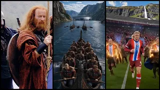 أبطال الفايكنغ بين مدرجات كأس العالم ومسلسل "سقف العالم" ⚔️🏟️🎬من ملاعب الكرة... إلى ملاعب الدراما. 😉