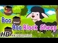 Baa Baa Black Sheep - Children English Nursery Rhyme with Subtitles and Action