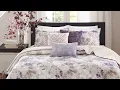 The Luna 6 Piece Printed Quilt Set with Throw Pillows - Madison Park