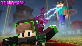 😭REAL HEROBRINE KILLED ME - THE END OF TEDDY SMP