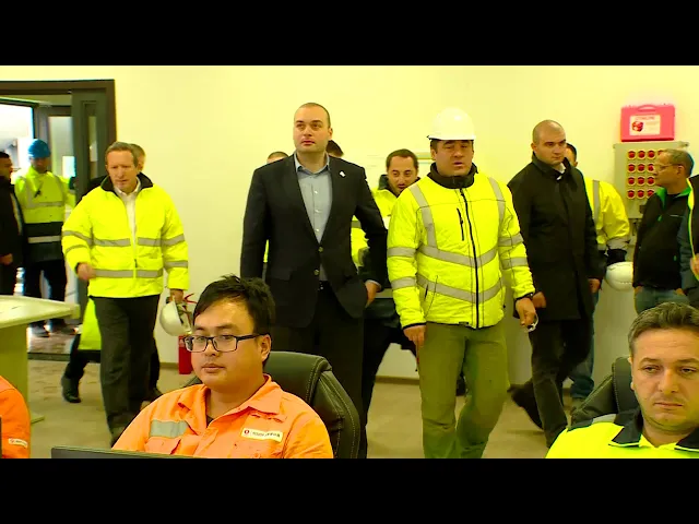 პრემიერი კასპში „ჰაიდელბერგცემენტის” ქარხნის მოდერნიზაციის პროექტს  გაეცნო