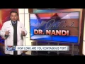 How long are you contagious for