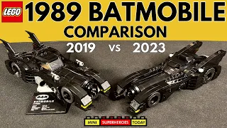 LEGO 1989 Batmobile COMPARISON (2019 vs 2023)