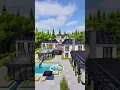 Building a Modern Mansion in Minecraft