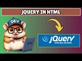 How to Use jQuery in HTML