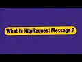 HttpRequestMessage Part - 1