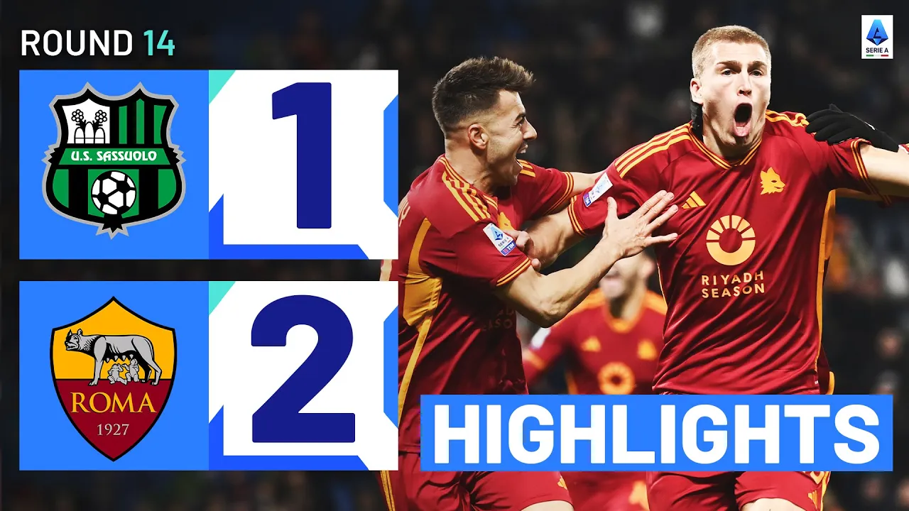 SASSUOLO-ROMA 1-2 | HIGHLIGHTS | Roma turn the game ...