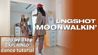 step by step lngshot moonwalkin dancetutorial explained