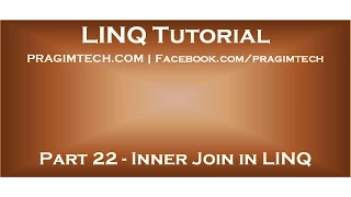 Part 22 Inner Join in LINQ