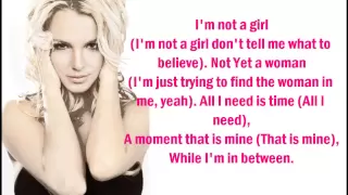 Download Britney Spears - I'm Not A Girl, Not Yet A Woman (Lyrics On Screen) MP3