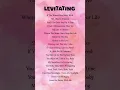 Levitating song lyrics #dualipa #levitating #lyrics