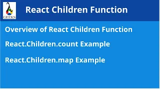 React JS Tutorial 5 React Children Function