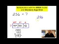 Multiplication with Area Model and Standard Algorithm