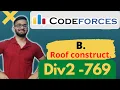 B Roof Construction Level B Codeforces Codeforces Round 769 Division 2 Bit Magic