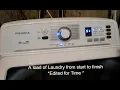 Insignia Top load Washer How to Use