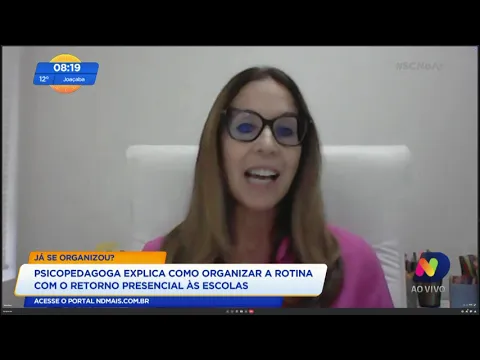 Psicopedagoga explica como organizar a rotina com o retorno presencial às escolas