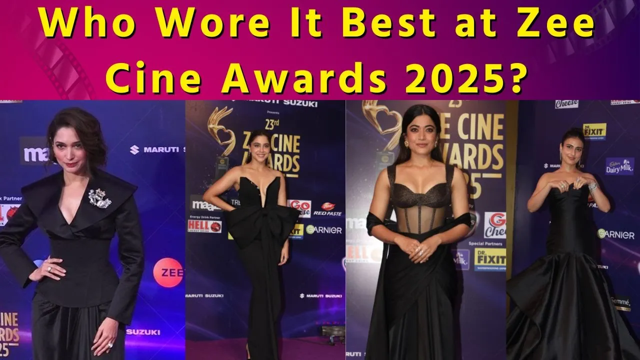 Bollywood Divas Slay the Zee Cine Awards Red Carpet in black