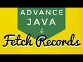 Advance Java Tutorial 5 JDBC -